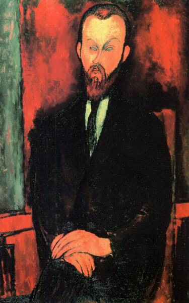 Modigliani - Portrait of Mr Wielhorski by Modigliani